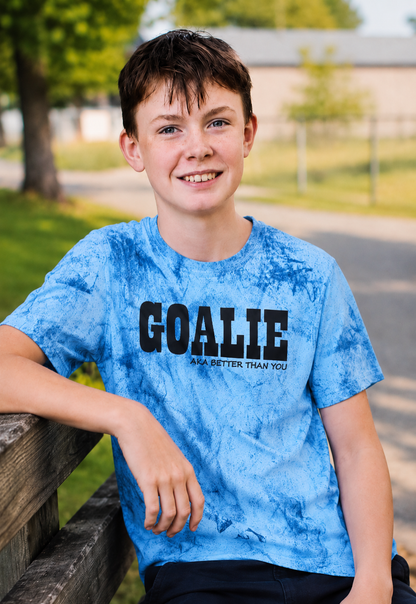 Tie Dye Goalies are Better Than You T-shirt